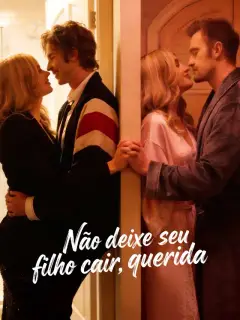 Não deixe seu filho cair, querida