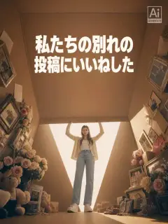 私たちの別れの投稿にいいねした