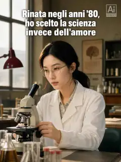 Rinata negli anni '80, ho scelto la scienza invece dell'amore