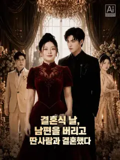 결혼식 날, 남편을 버리고 딴사람과 결혼했다